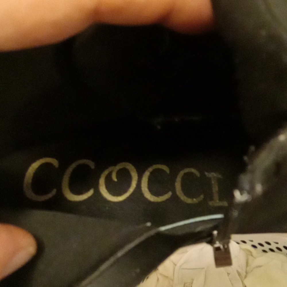 CCOÇCI WOMENS BLCK WHITE IN COLOR SIZE 9 ZIPPER FOR EASY ON OR OFF